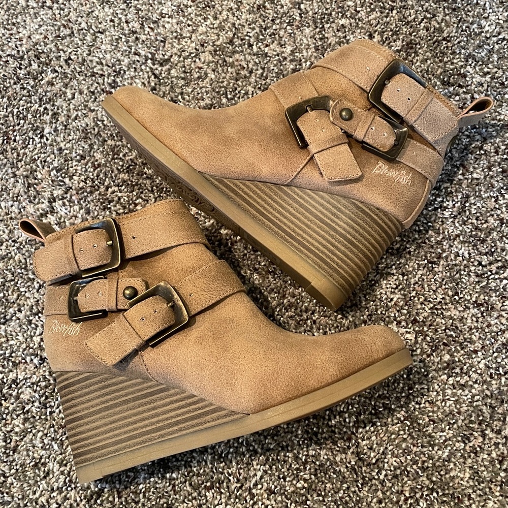 Blowfish Malibu vegan suede booties